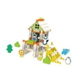thumbnail image 4 of Milaget DIY Building Blocks House Wooden Toys Construction Building Kit for Children Zoo, 4 of 9