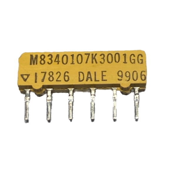 M8340107K3001GG Resistor Network,Thick Film,3KOhms,50WV,2+/-% Tol,-100,100ppm-TC,5810-Case M8340107K3001GGDSL