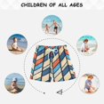 thumbnail image 6 of FORMRS Boys Swim Trunks Quick Dry Mesh Liner Boardshorts Sizes XS-XL, Blue Geometric, 6 of 7