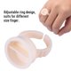 thumbnail image 4 of Tazas De Anillo Para Tatuaje, Soporte De Pigmento De Silicona, Taza Para Tinta Profesional Para Maquillaje Permanente, Diseño Ajustable, 100 Uds., 4 of 7