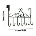 thumbnail image 3 of SSZMDLB under $5 Over Door Hooks, No Drill Coat Hanger Rack, Thickened Mounted Shelf for Hanging Clothes Hats Bags Towels in Bedroom Closet Entryway Bathroom Dorm Apartment, 3 of 6
