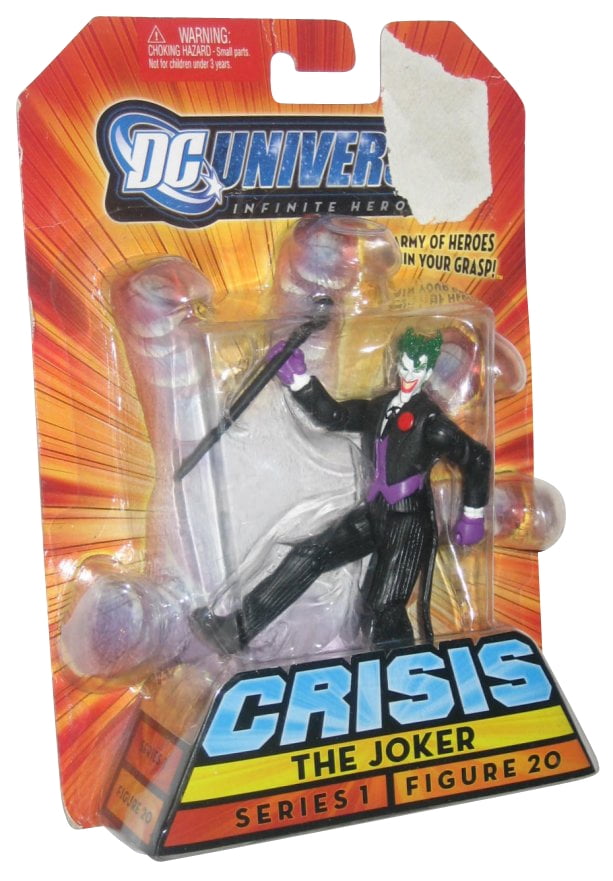 The Joker 2008 DC Universe Infinite Heroes Crisis Black Suit Series 1 Figure 20 for sale online 