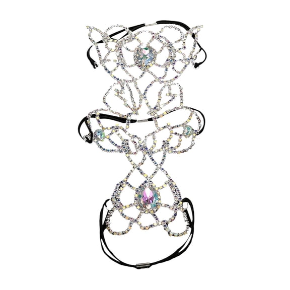 Milageto Thigh Chain Decoration Boho Belly Dance Leg Chain for Suit Dancing Traveling