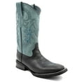 thumbnail image 2 of Ferrini Mens Maverick Embroidered Square Toe Cowboy  Mid Calf Boots, 2 of 5