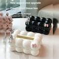 thumbnail image 4 of Big Sale ! Nomeni Home Textile Storage,Storage Case,Tissue Box Living Room Light Luxury High End Household Creative Paper Box Dining Table Napkin Storage Box Paper Box Multiple Scene Placement, 4 of 7