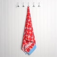 thumbnail image 4 of Mainstays Cotton-Blend Beach Towel, 72 x 36 in, Tomato Stand, 4 of 5