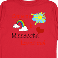 thumbnail image 4 of Inktastic Someone in Minnesota Loves Me Boys or Girls Long Sleeve Toddler T-Shirt, 4 of 5