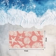 thumbnail image 2 of Beach Towel Shell Starfish Bath Pool Towels Pink Coastal Coral Conch Absorbent Beach Towel Soft Large Quick Dry Lightweight Camping Travel Sports Yoga Gym Swim Towels for Adult 35x70 Inch, 2 of 9