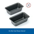 thumbnail image 5 of Mainstays 2pk Nonstick Mini Loaf Pan, 5.7 in W x 3 in D x 2 in H, 5 of 11