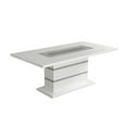 thumbnail image 3 of Global Furniture USA White High Gloss Dining Table, 3 of 8