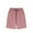 Pink, variant on Lolmot Plus Size Shorts for Women Drawstring Elastic Waist Shorts Solid Wide Leg Pants Summer Casual Loose Lightweight Cotton Linen Shorts with Pockets