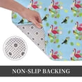 thumbnail image 3 of Non Slip Door Mat, Flamingos And Tropical Plants Fast Drying Bath Tub Mats, Absorbent Bathroom Rugs Entrance Welcome Mat, Bath MatS for Tub, Floor, Home, Kitchen, Hotel,16x24in, 3 of 7