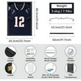 thumbnail image 5 of Nice C Jersey Frame Display Case, Large Shadow Box, Sports Jersey Display Case with 98% UV Protection, Hangers and Hookers, Valet Pinboard, Acrylic, Football, Basketball (Set of 4), 5 of 5