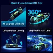 Kidstinct Gesture RC Car, 2.4GHz 4WD Gesture Sensing RC Stunt Car Toys for 6-12 year Boys, Hand-Controlled Remote Control Twisting Car Off-Road 360°Rotation with Spray Light Music for Birthday Gifts
