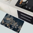 thumbnail image 5 of Diatomaceous Earth Bath Mat,Abstract dark flowers in golden line Non-Slip Volume Super Absorbent Fast Drying for Bathroom kitchen mat,Eco-Friendly Easy to Clean 16×24Inch (40 * 60cm), 5 of 6