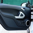 thumbnail image 4 of Car Inner Door Handle Bowl Cover Trim Sticker for Smart 451 Fortwo 2010-2014 Accessories, Carbon Fiber, 4 of 6