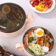 thumbnail image 3 of Shengyu Bonrich Instant Noodle Bowl Stainless Large Capacity Fast Food Cup Storage Container with Lid Pink L, 3 of 6