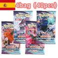 thumbnail image 1 of 40/360 Uds versión española tarjeta Pokémon TCG: escudo de espada Fusion Strike Booster Box tarjetas Pokemon paquete de 36 cajas de regalos, 1 of 5