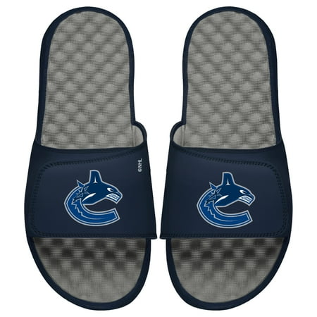 

Men s ISlide Navy/Gray Vancouver Canucks Slide Sandals