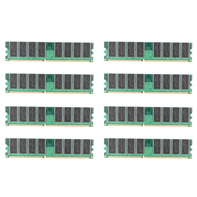 8X DDR 1GB PC Memory Ram DDR1 Desktop PC3200 400MHz 184 Pin Non-ECC Computer Memoria Module