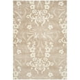 thumbnail image 4 of SAFAVIEH New York Ruben Geometric Quatrefoil Area Rug, Grey/Ivory, 6'7" x 6'7" Round, 4 of 9