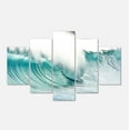 thumbnail image 3 of Massive Blue Waves Breaking Beach, 3 of 3
