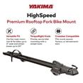 thumbnail image 2 of Yakima HighSpeed Premium Rooftop Fork Bike Mount w/TorqueRight Knob, Black, 2 of 7