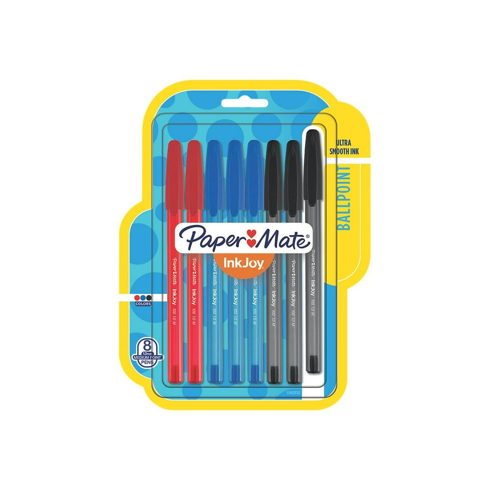 Paper Mate InkJoy 100 ST Ballpoint pen black, red, blue 1 mm