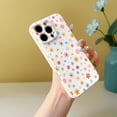 thumbnail image 7 of SKLYDDI Multicolor Graphic Floral for iPhone 16 Pro Max Case - Vibrant Painted Flowers Circle Motif, TPU, Flexible, Aesthetic Cute, 7 of 7