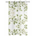 thumbnail image 2 of nqOlkjepod Outdoor Curtains for Patio Waterproof, Summer Plants Outdoor Privacy Panels Grommet, Green Leaves Pastoral Retro Garden Blackout Outside Curtains for Porch/Cabana 54"x108", 1 Panel, 2 of 8