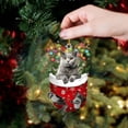 thumbnail image 1 of Festive Acrylic Pet Stocking Ornaments for Holiday Tree and Home Craft Hanging Decorations, 1 of 3
