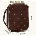 thumbnail image 6 of Bible Cover Case with Durable Handle for Women,Large Bible Tote Bags Organizer Quilted Carrying Book Case ,Bible Study Supplies Accessories Christian Gifts for Women, 6 of 7