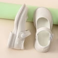 thumbnail image 6 of BFHHYA Girls' Mary Jane Leather Shoes Ankle Strap Soft Sole Flats Uniform Dress Shoes for Spring/Fall Weekend Casual Outings (3-14Y), 6 of 9