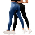 thumbnail image 2 of Yindaity Yoga Pants With Pockets Leggings with Pockets for Women Tummy Control High Waisted Yoga Pants Women Compression Workout Leggings(Navy,3XL), 2 of 4
