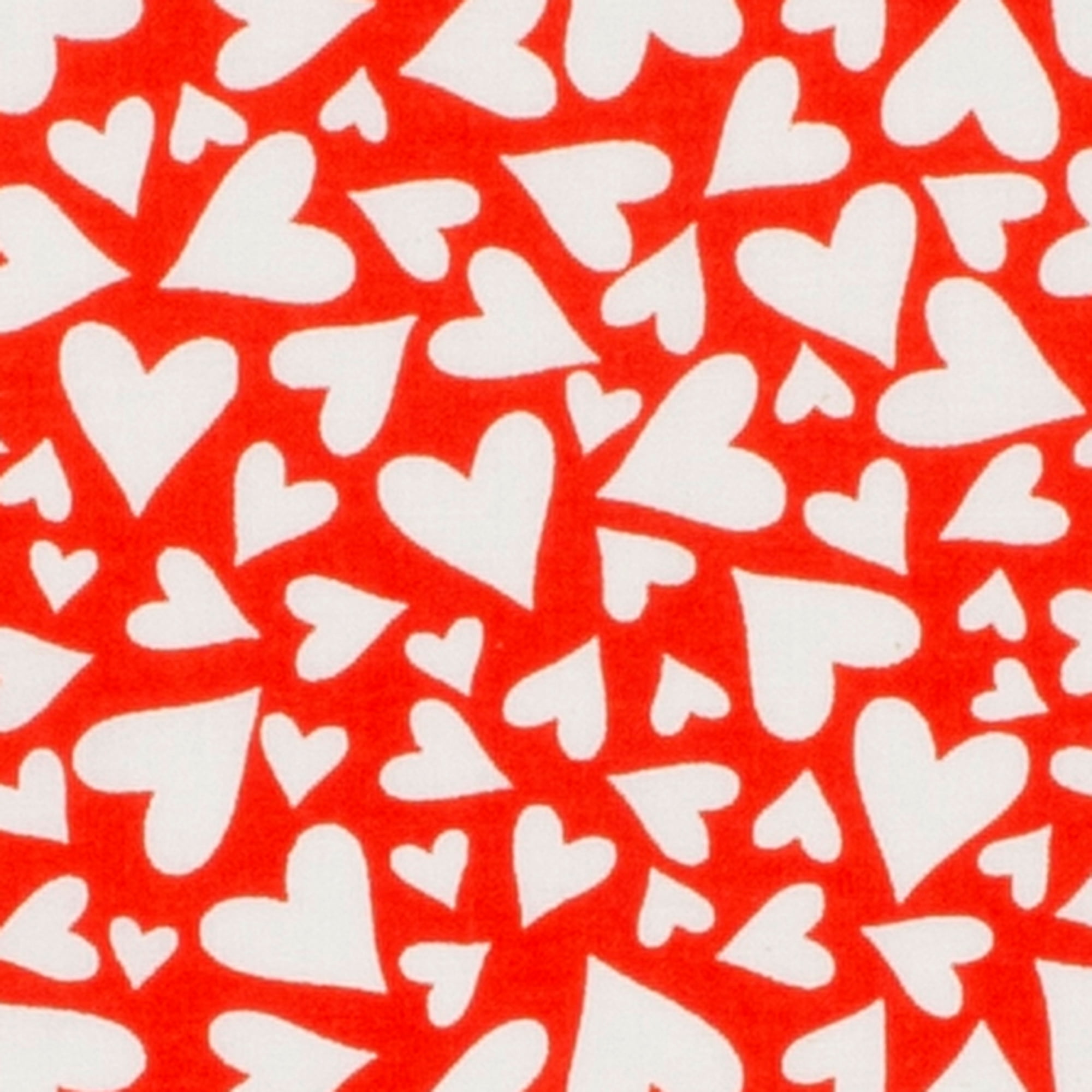 Create It 18"x21" Cotton Hearts Precut Sewing & Craft Fabric, Red 10 Pieces