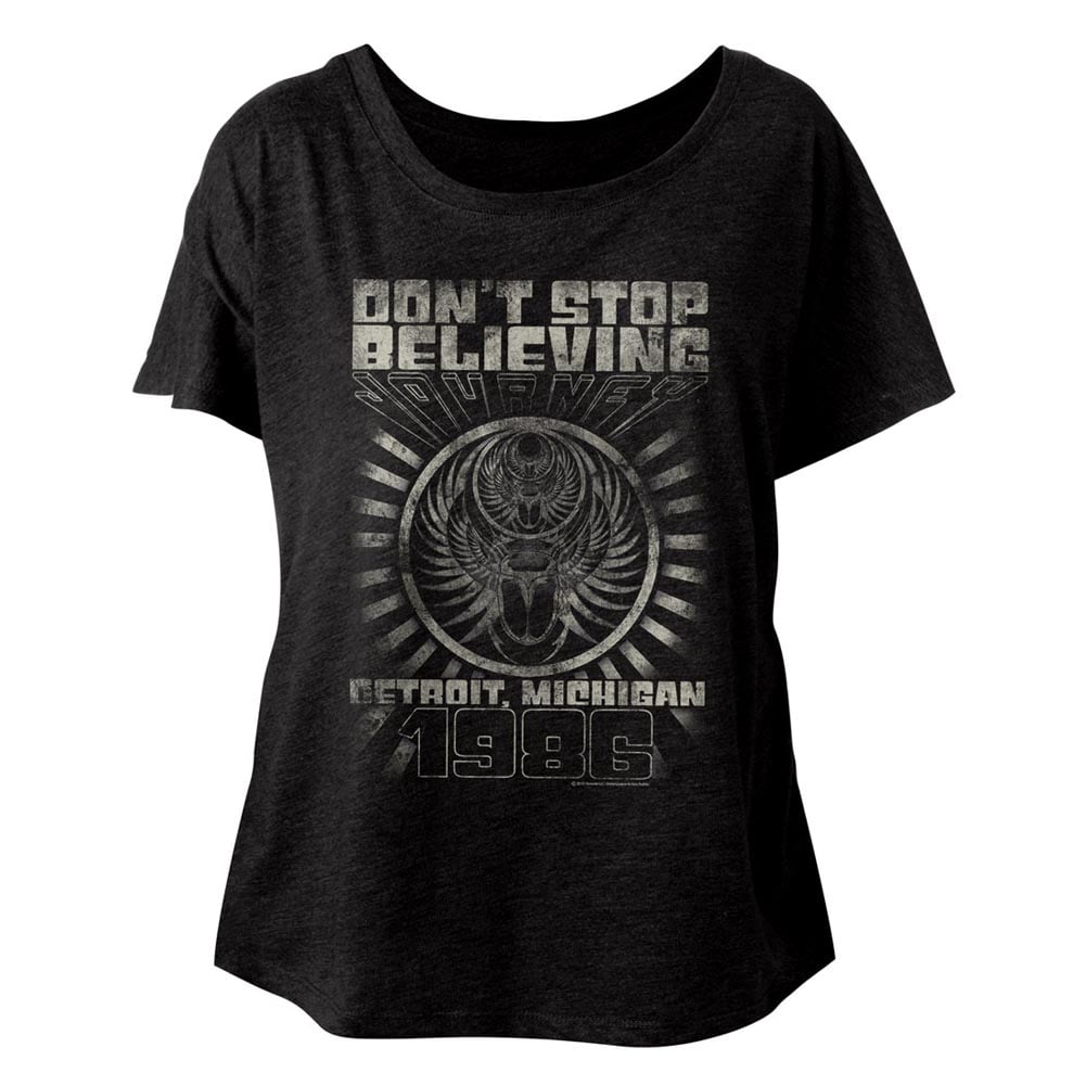 Music Detroit Ladies Short Sleeve Shirt 