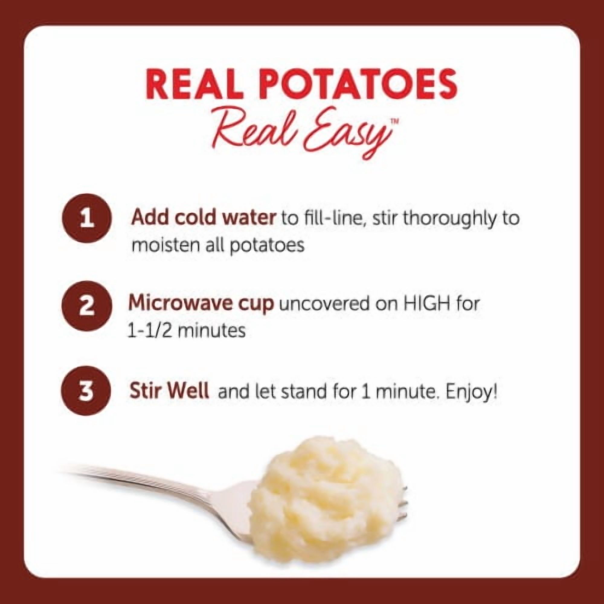 2X-Idahoan Loaded Baked Mashed Potatoes Cups - 1.5 oz - 4 ct