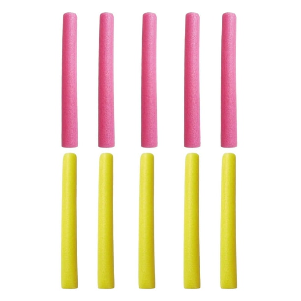 10 fundas de espuma para postes de trampolín, acolchados y protectores. Rojo 40cm Amarillo 40cm
