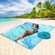thumbnail image 4 of Manta de playa WIWIGO impermeable a prueba de arena 200x210 cm, 4 of 6