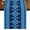 Blue, variant on Indigo Blue Boho Southwestern Burlap Cotton Table Runner 13x36 Inches Short, Vintage Ethnic Tribes Zigzag Tile Farmhouse Table Runners, Outdoor Dining Table Decor for Baby Shower/Party/Wedding