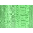 thumbnail image 1 of Ahgly Company Indoor Rectangle Oriental Emerald Green Modern Area Rugs, 8' x 10', 1 of 4