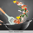 thumbnail image 5 of Kitchen Utensils Silicone Set, Heat Resistant Cookware with Wooden Handle, Non-Stick Cooking Utensil, 5 of 5