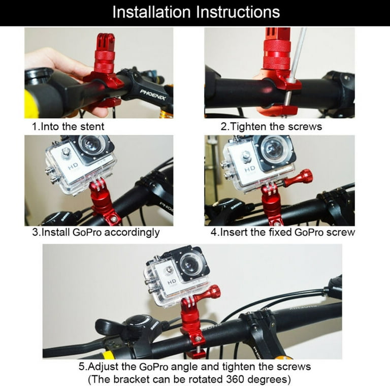 Gopro handlebar hot sale mount walmart