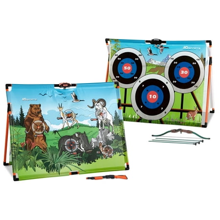 MD Sports 2 in 1 Big Game Hunting and Super Shot Archery with LED Electronic Scoring System