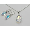 thumbnail image 5 of Cute Colorful Pendant Necklace  Earring set - Trendy necklace Silver tone, 5 of 9