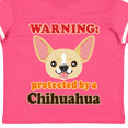 thumbnail image 4 of Inktastic Protected by a Chihuahua Boys or Girls Toddler T-Shirt, 4 of 5