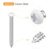 thumbnail image 4 of Tornillos blancos ST3x30mm, Tornillos autorroscantes, Paquete de 100, Tornillos de cabeza plana Phillips para trabajos en madera, 4 of 5