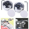 thumbnail image 2 of 2 Piezas Reloj y TermóMetro de Cuarzo para Motocicleta, Manillar Bicicleta Impermeable 7/8 Pulgadas, Accesorios Universales Aluminio, 2 of 5