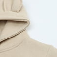 thumbnail image 5 of Wxolcjlv Toddler Boys Pullover Hoodie 3D Bear Ears Solid Design Long Sleeve Cute Casual Hooded Sweatshirt, Sizes 4-12, 5 of 7