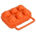 thumbnail image 2 of Eggs Protective Box, Anti Extrusion 6 Grid Egg Box  For Trips For Picnics For Barbecues Orange,Blue,Green, 2 of 8